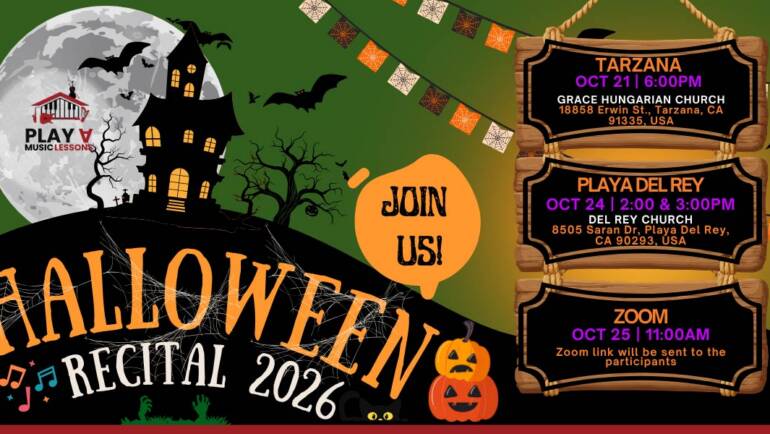 🎃 Halloween Recital 2026! 🎶